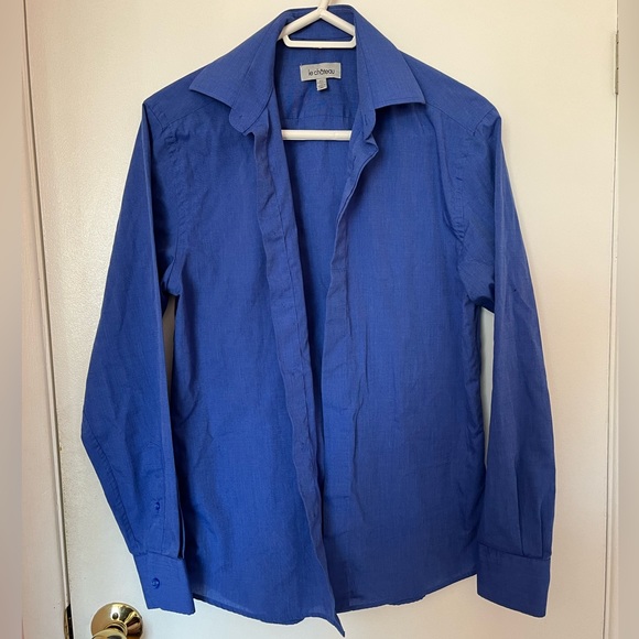 Blue le Chateau Button up Shirt - Picture 3 of 9